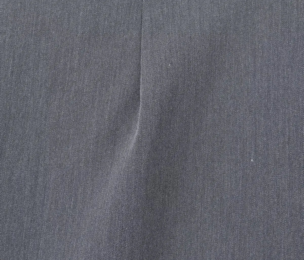 High-Waist Side-Zip Grey Mini Skirt