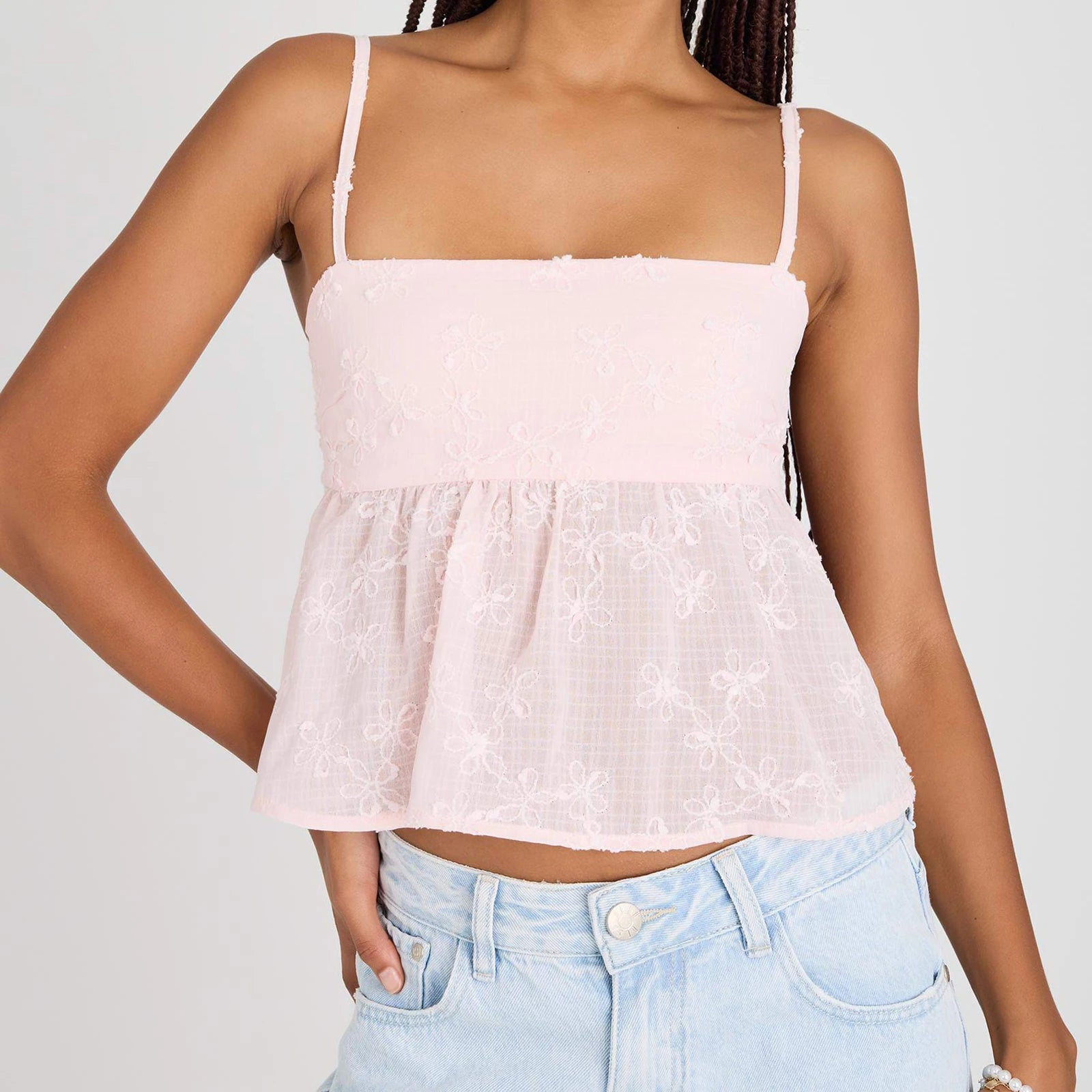 Women’s Floral Jacquard Camisole
