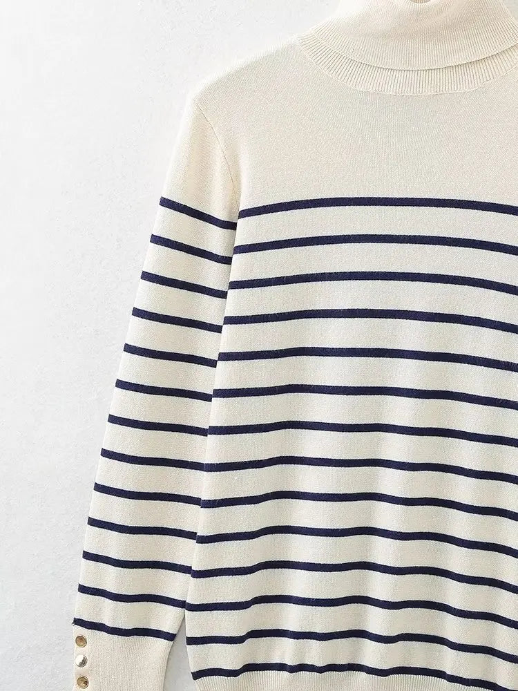 Classic Turtleneck Knit Sweater