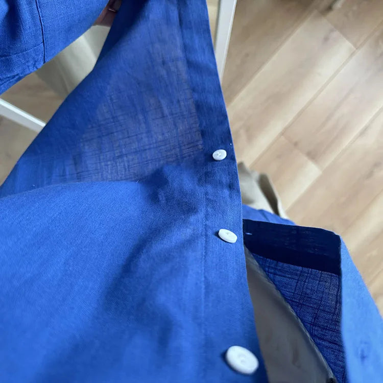 Oversized Cotton-Linen Shirt