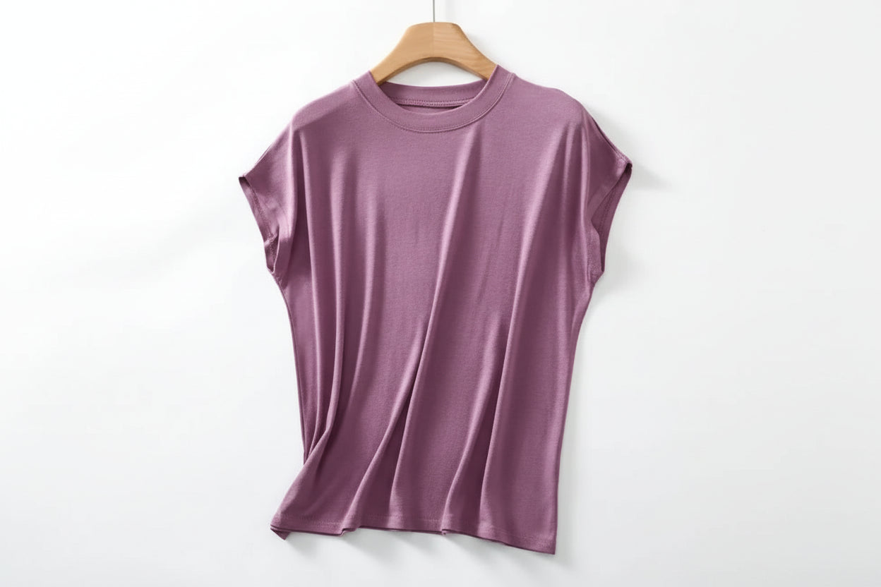 Women’s Pure Cotton Short Sleeve Sleep Top