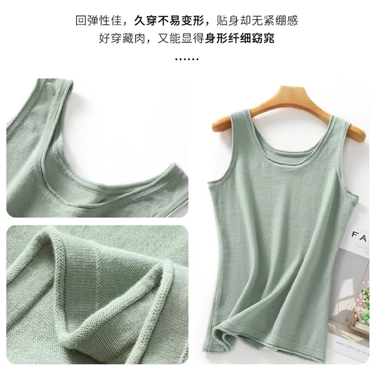 Cotton Sleeveless Tank Top