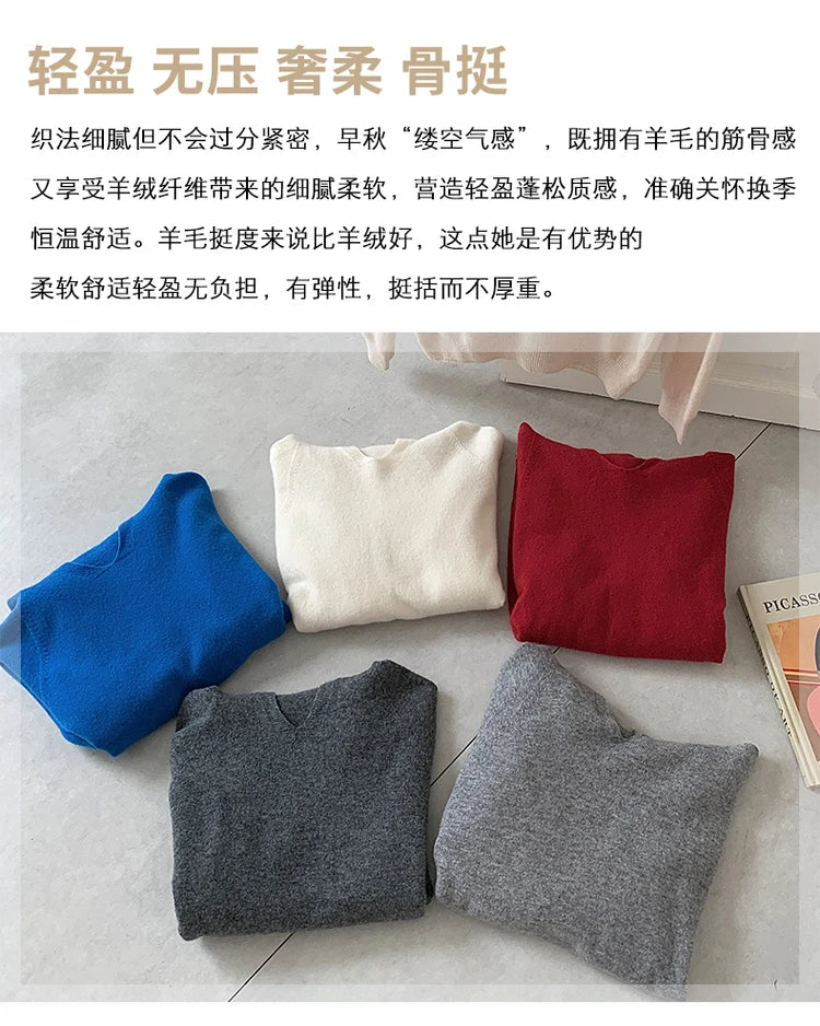 Women’s 100% Wool Hooded Sweater