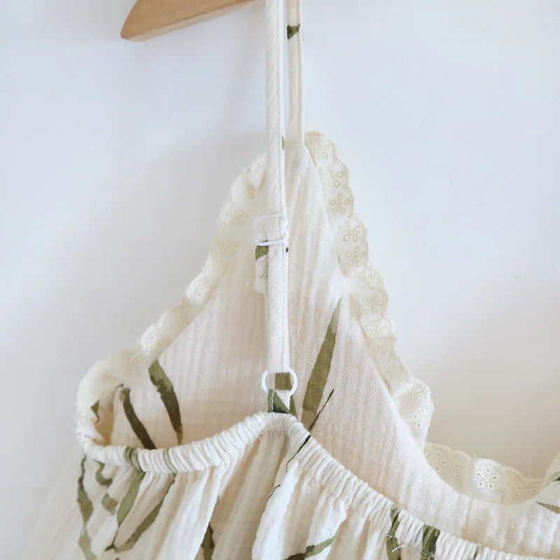 Women’s Pure Cotton Crepe Pajama Set