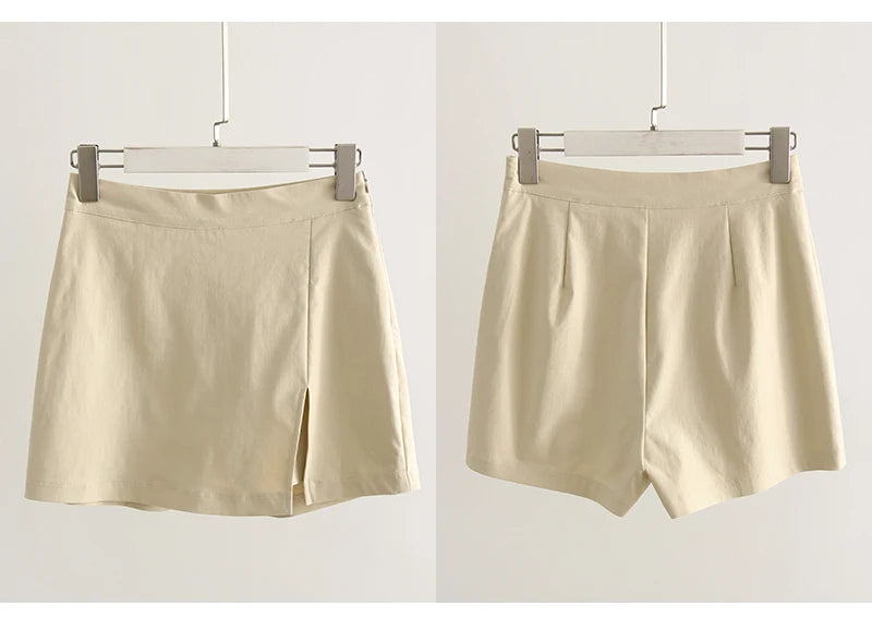 High Waist Mini Skort