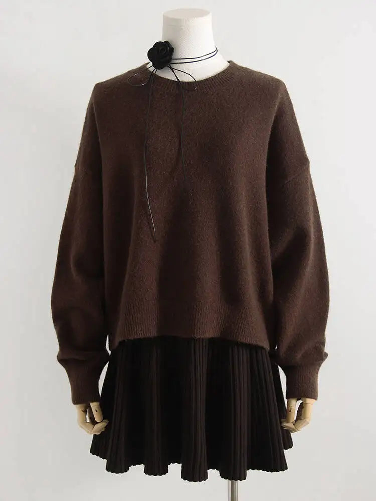 Knit Sweater & Mini Skirt Co-Ord