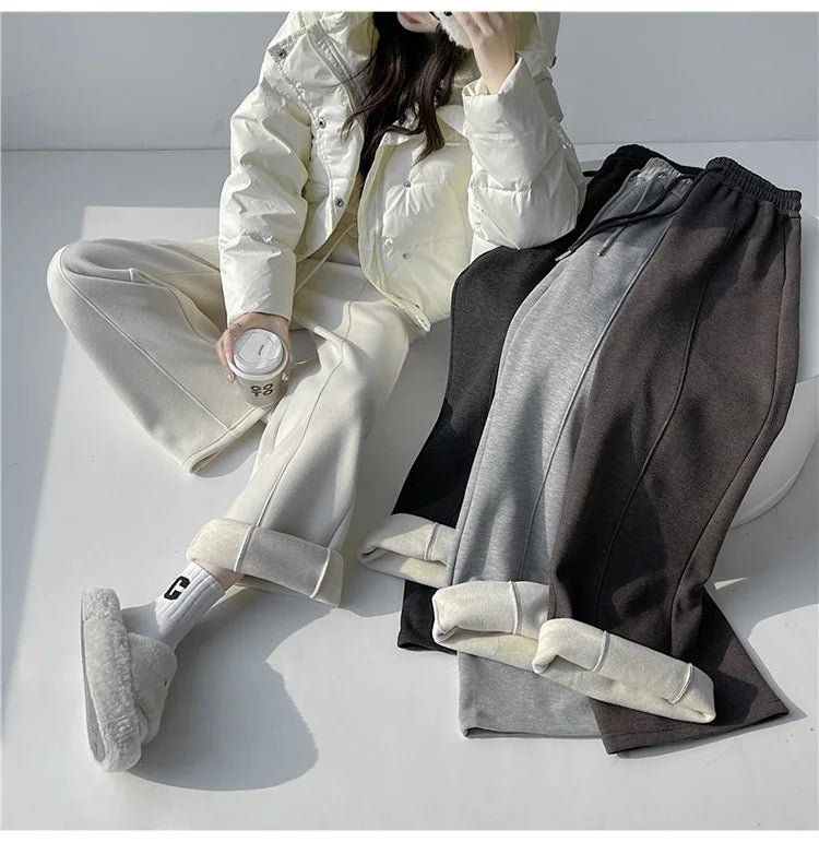 High Waist Wide-Leg Trousers