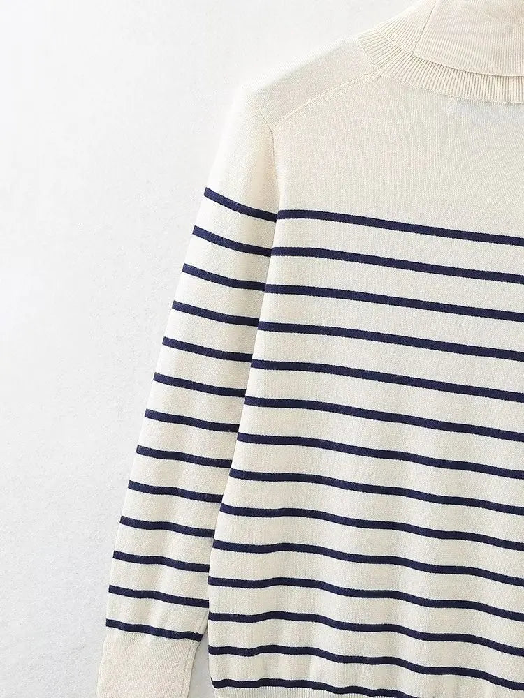 Classic Turtleneck Knit Sweater