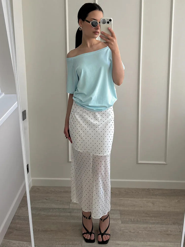 Off-Shoulder Oversized T-Shirt