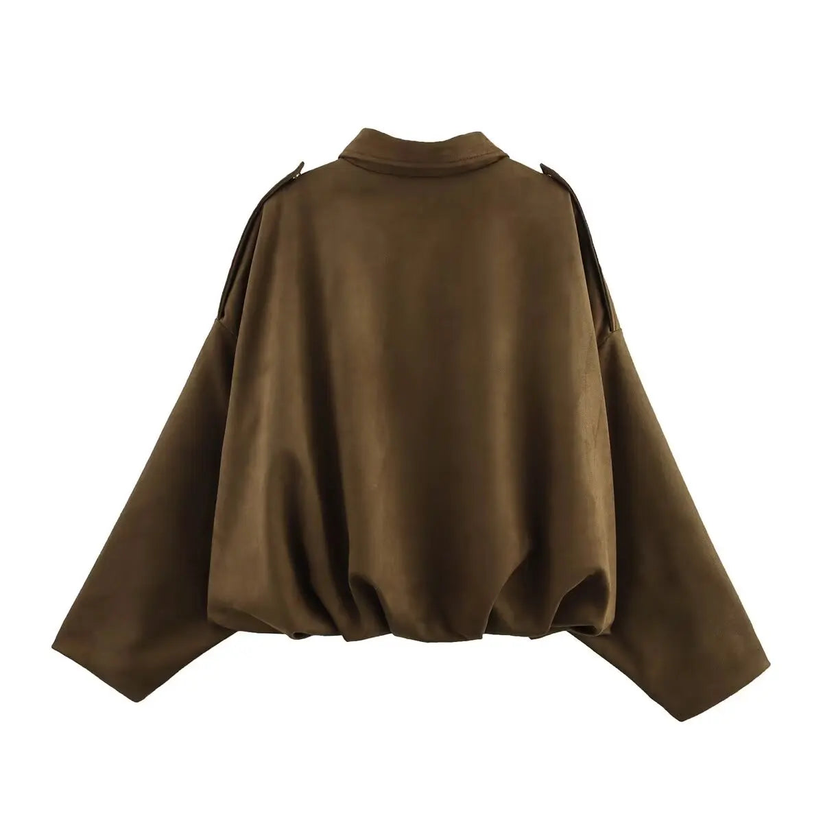 Brown:: cape on a white background