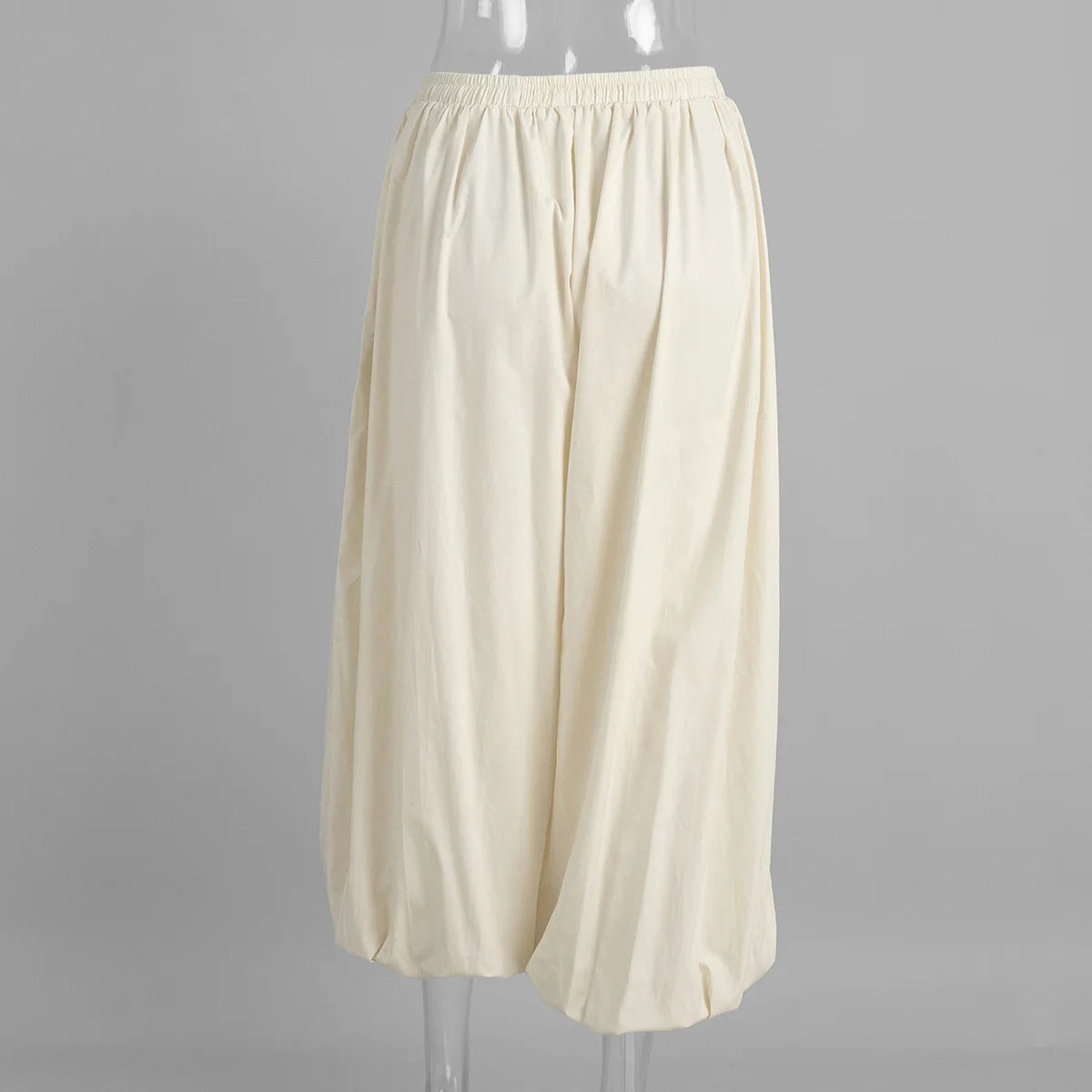 High Waist Wide-Leg Patchwork