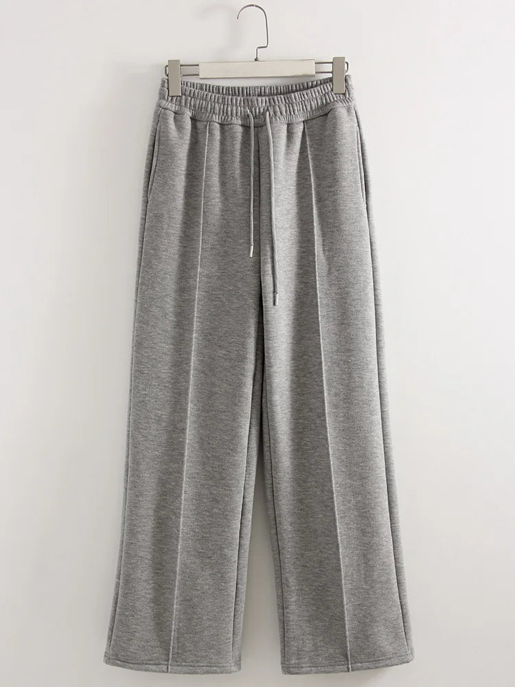 High Waist Wide-Leg Trousers