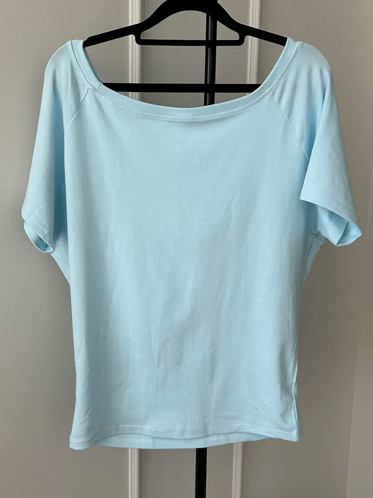 Off-Shoulder Oversized T-Shirt