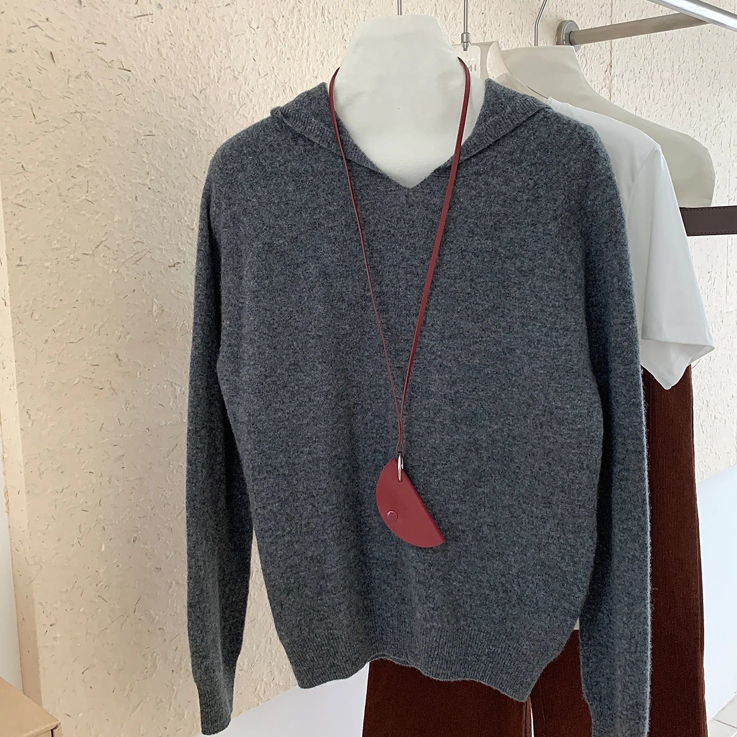 Women’s 100% Wool Hooded Sweater