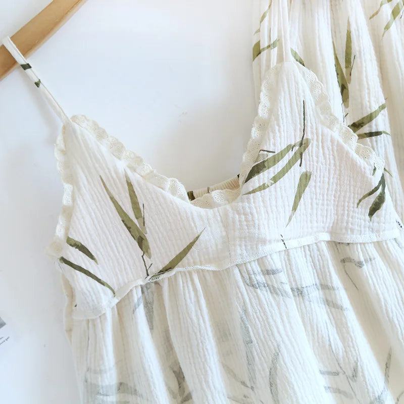 Women’s Pure Cotton Crepe Pajama Set