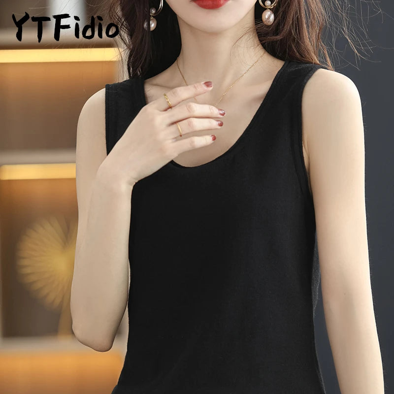 Cotton Sleeveless Tank Top