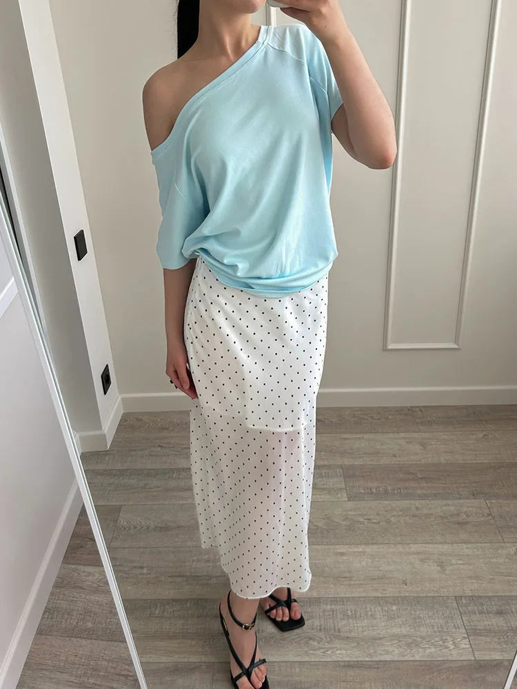 Off-Shoulder Oversized T-Shirt