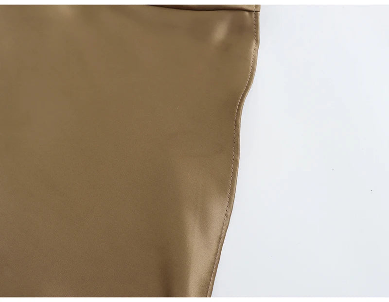 Elegant Satin Maxi Dress