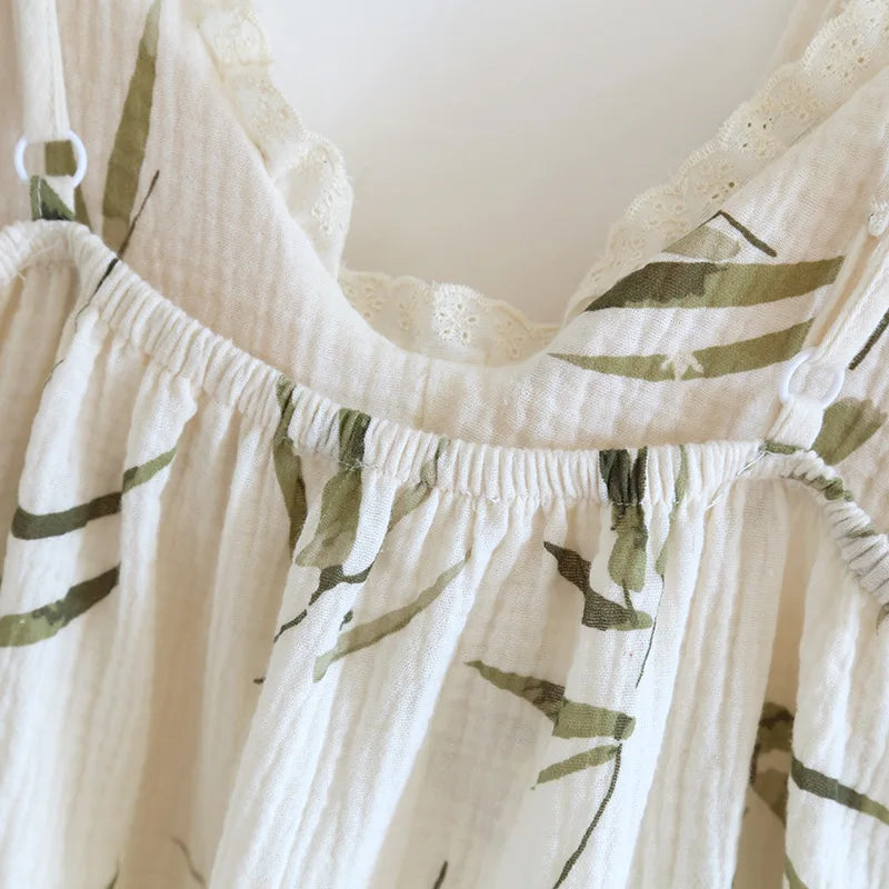 Women’s Pure Cotton Crepe Pajama Set