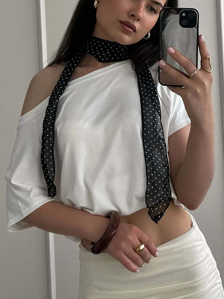 Off-Shoulder Oversized T-Shirt