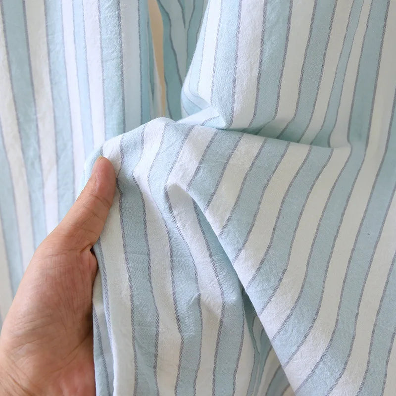 Women’s Striped Cotton Pajama Set