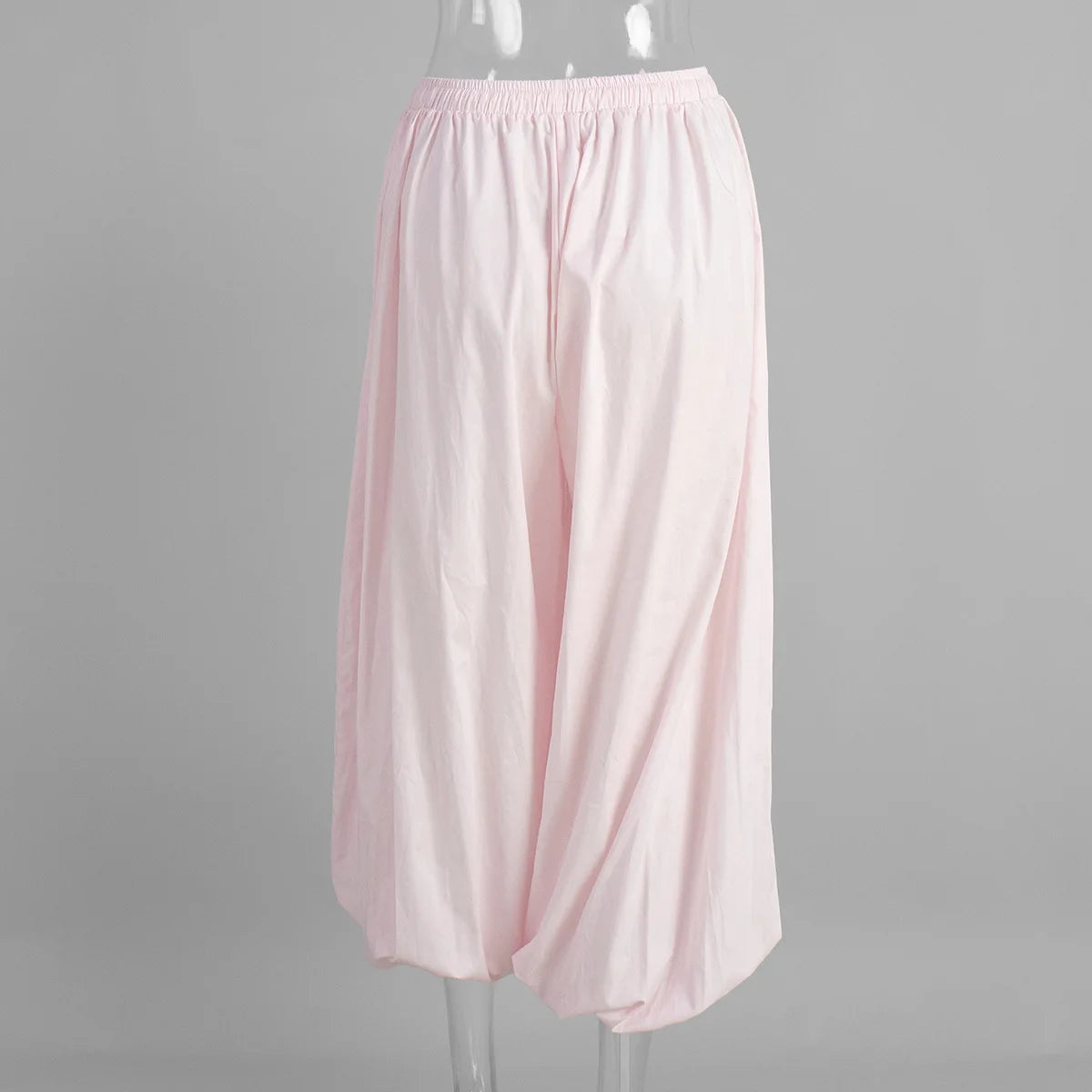 High Waist Wide-Leg Patchwork