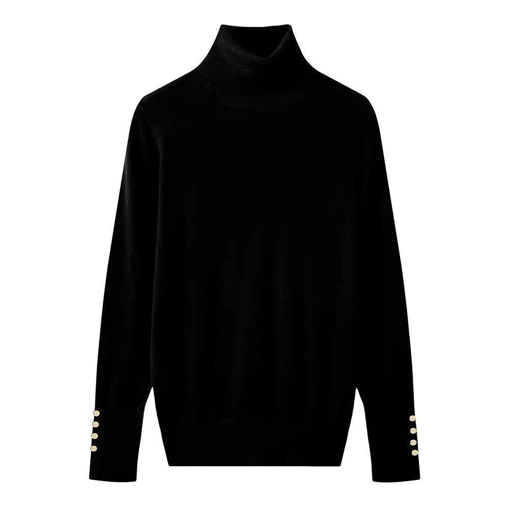 Classic Turtleneck Knit Sweater