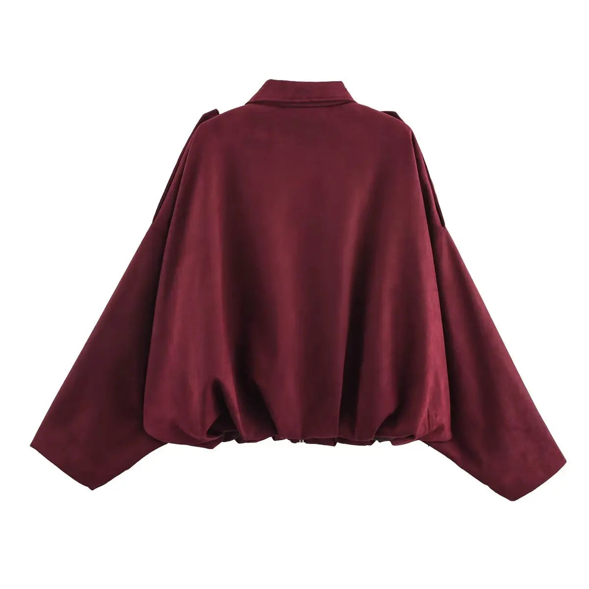 burgundy::Maroon cape on a white background