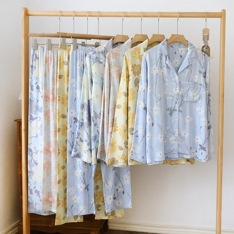 Women’s Cotton-Silk Pajama Set