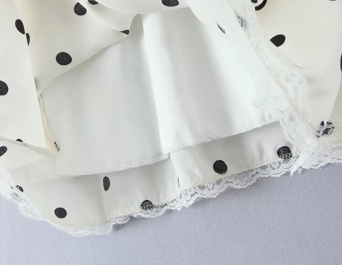 Women’s Lace Spliced Halter Dress