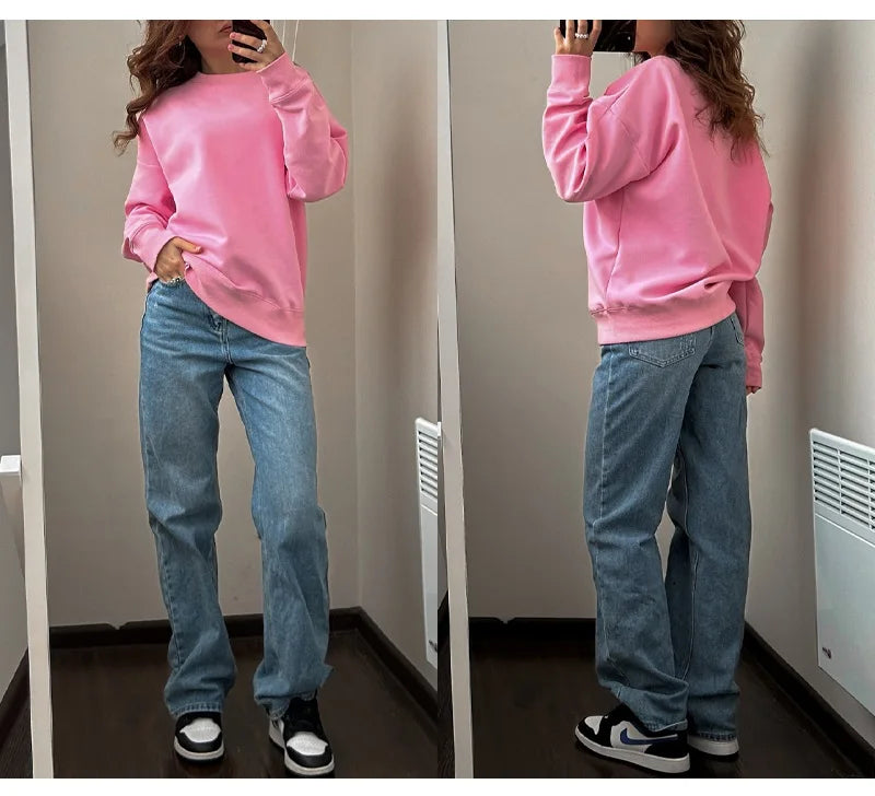 Oversized Cotton Sweatshirt