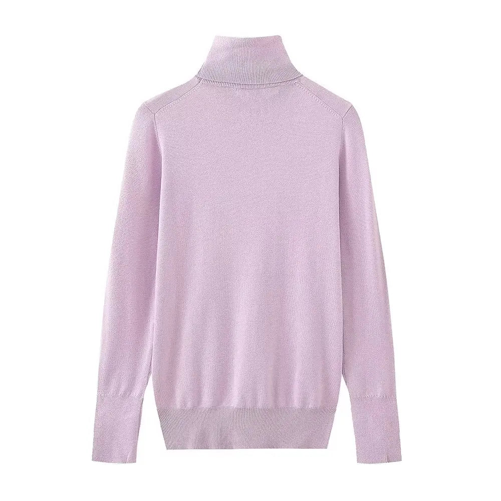 Classic Turtleneck Knit Sweater
