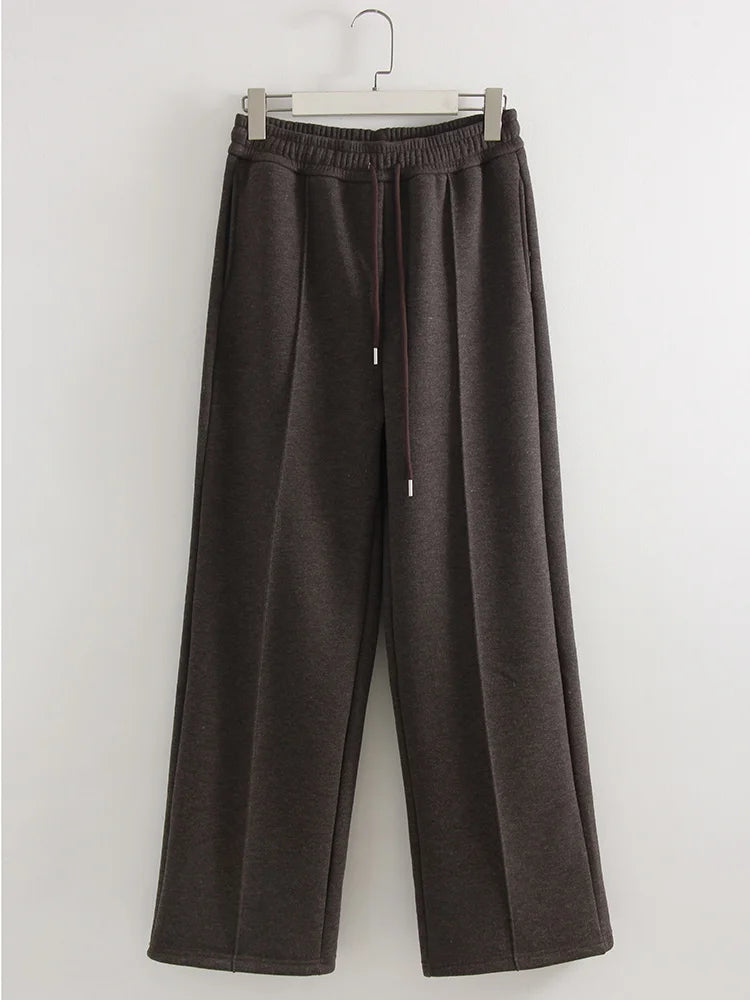 High Waist Wide-Leg Trousers