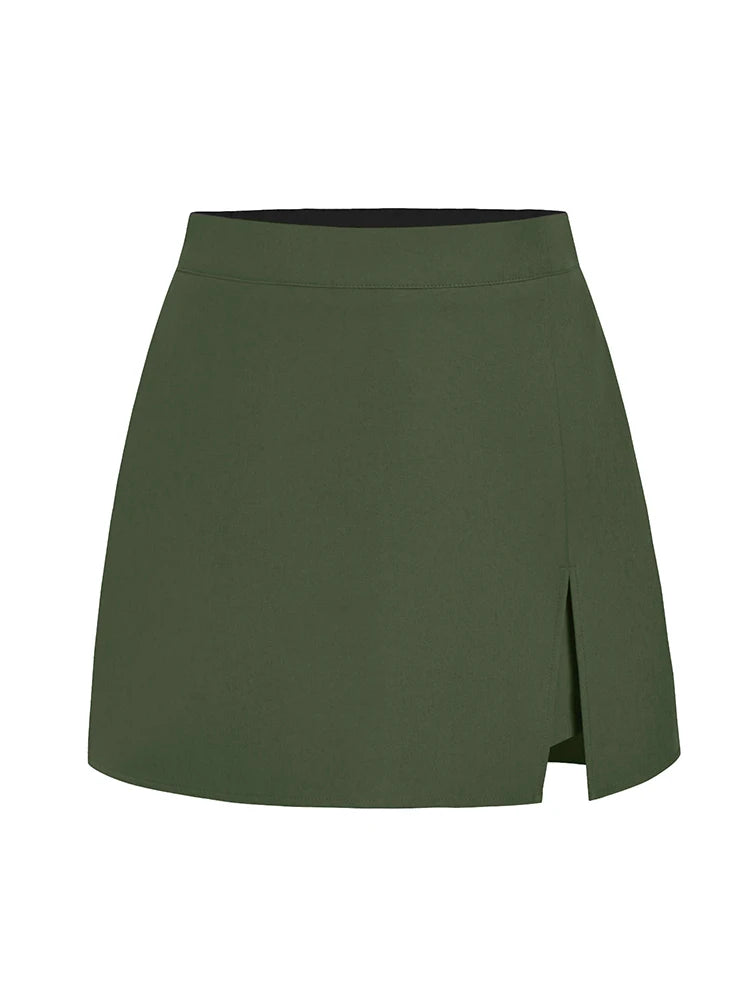 High Waist Mini Skort