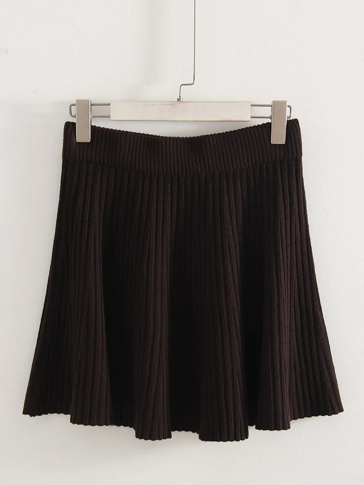 Knit Sweater & Mini Skirt Co-Ord