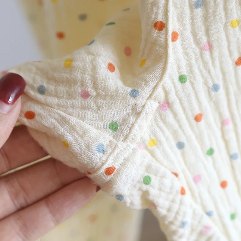 Women’s Cotton Crepe 3-Piece Pajama Set