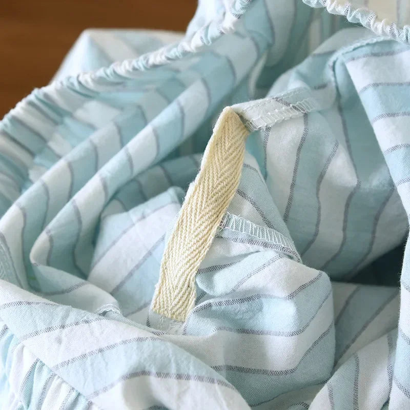 Women’s Striped Cotton Pajama Set