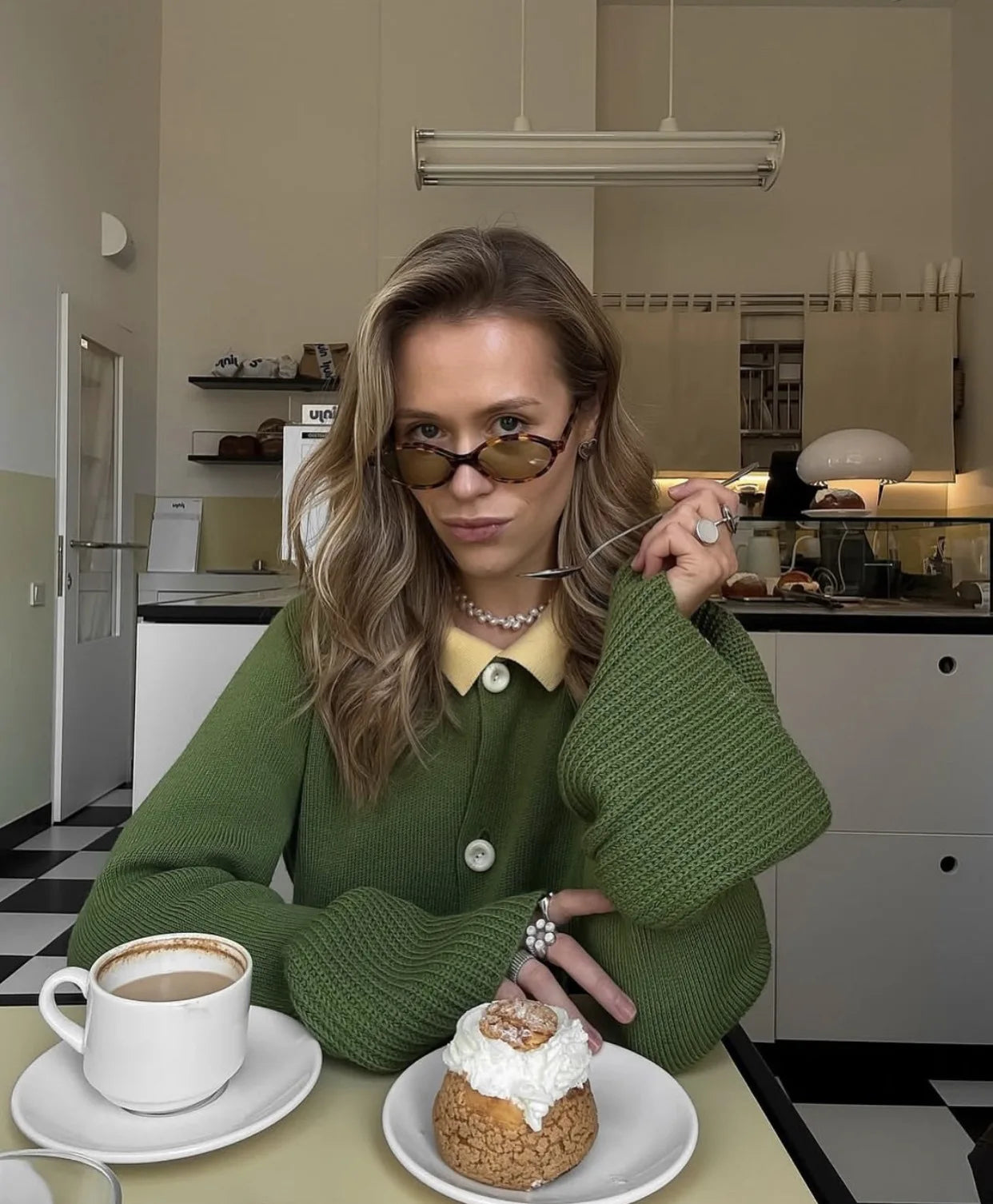 Ribbed Patchwork Knit Cardigan