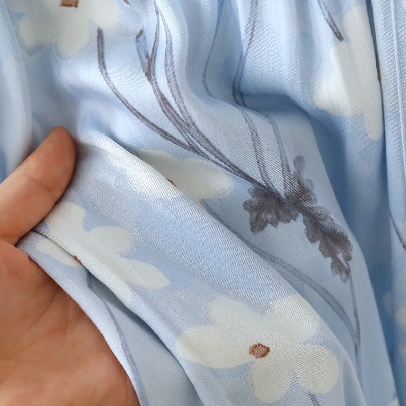 Women’s Cotton-Silk Pajama Set