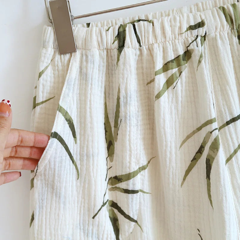 Women’s Pure Cotton Crepe Pajama Set