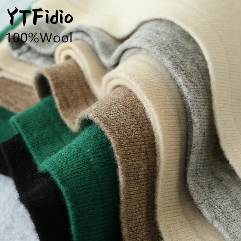 Wool V-Neck Sleeveless Knit