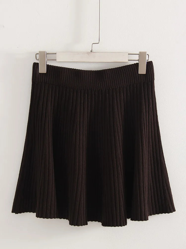 Knit Sweater & Mini Skirt Co-Ord