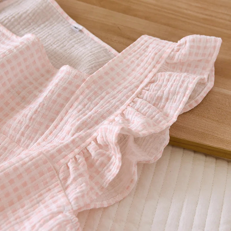 Women’s Soft Cotton Crepe Summer Pajama Set