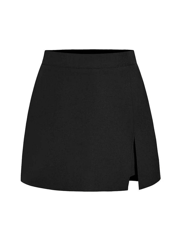 High Waist Mini Skort