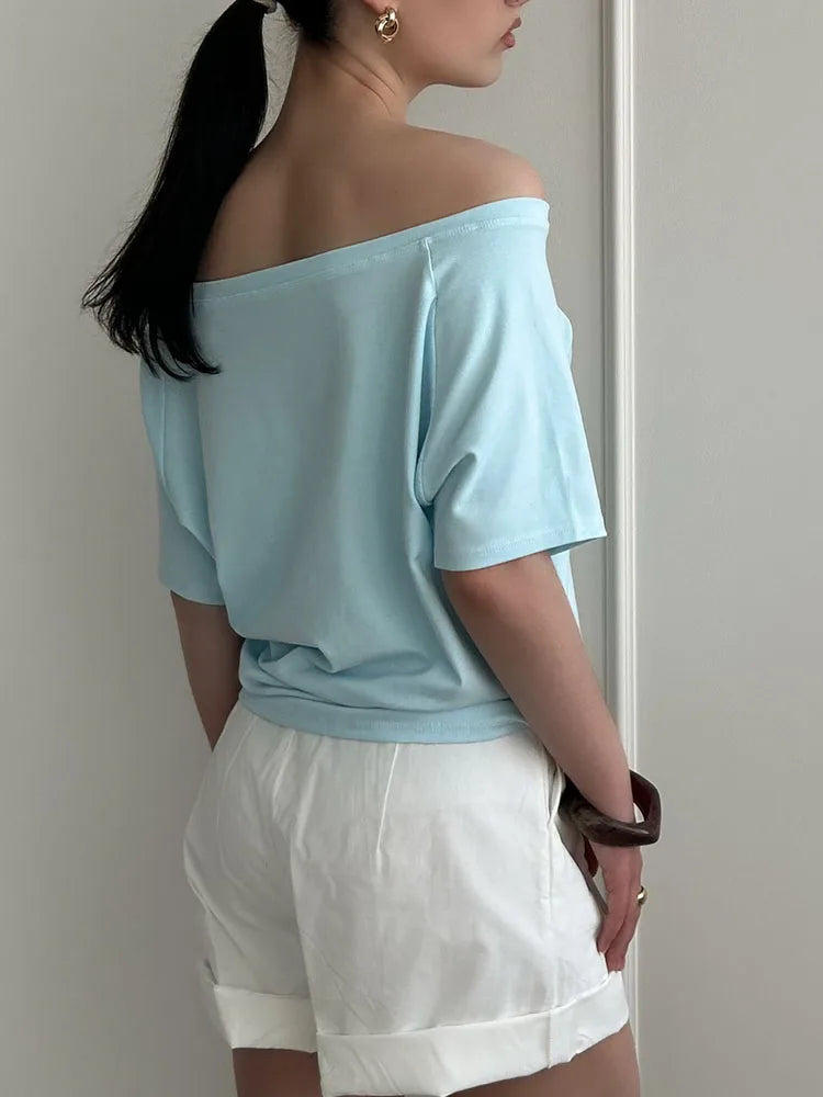 Off-Shoulder Oversized T-Shirt