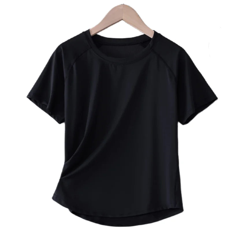 Quick Dry Sports T Shirt Loose Fit Summer Training Top