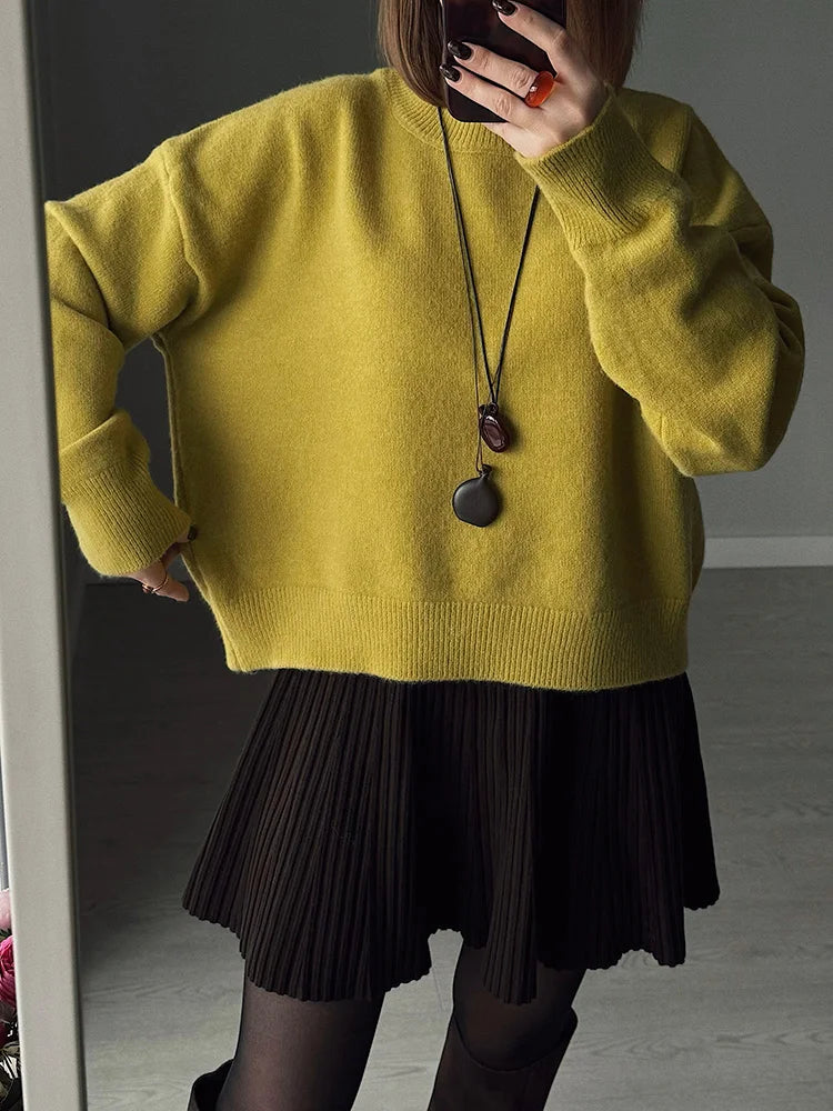 Knit Sweater & Mini Skirt Co-Ord