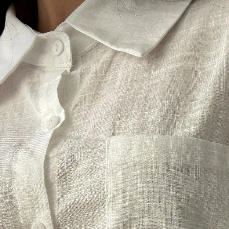 Oversized Cotton-Linen Shirt