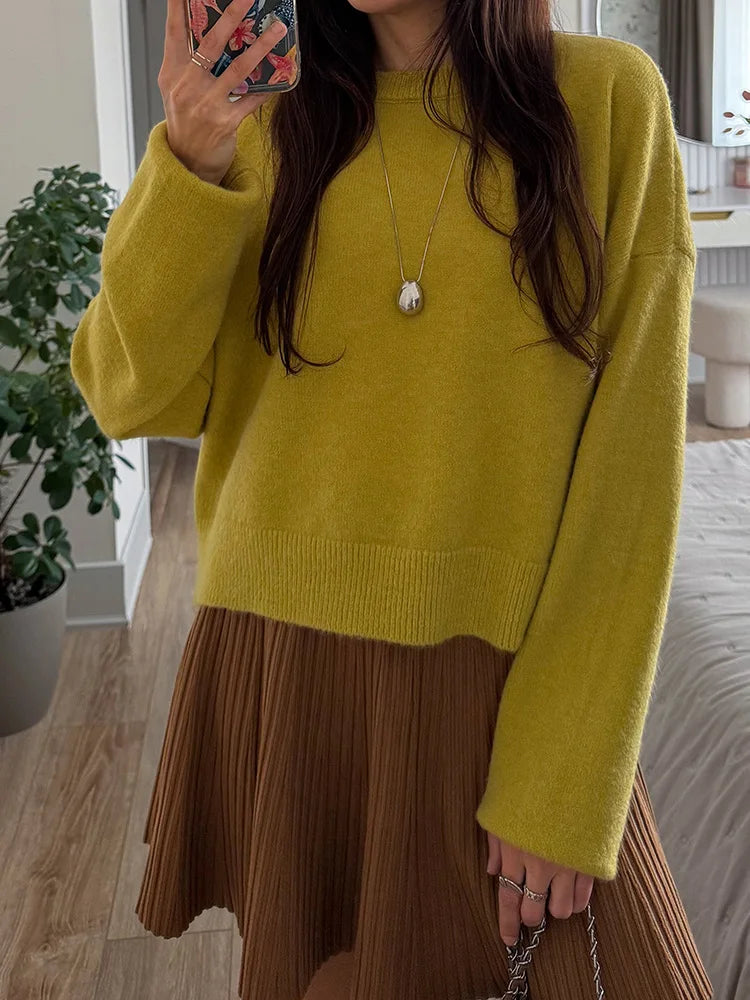 Knit Sweater & Mini Skirt Co-Ord