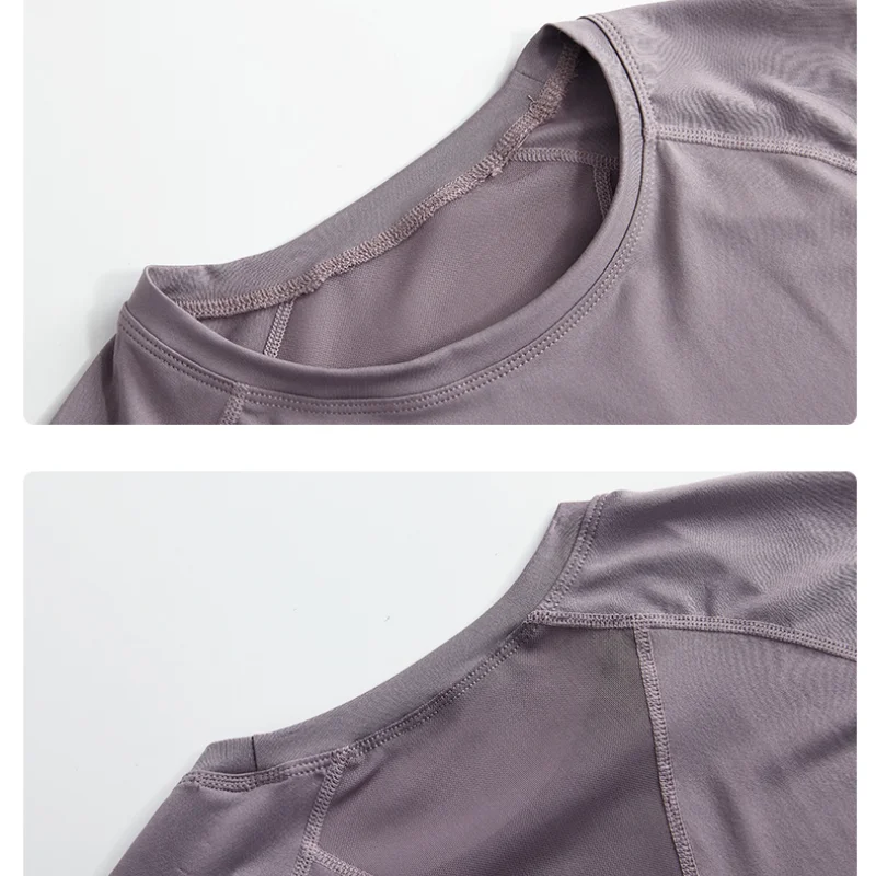 Two-Piece Yoga Set Long Sleeve Top & High Waist Pants